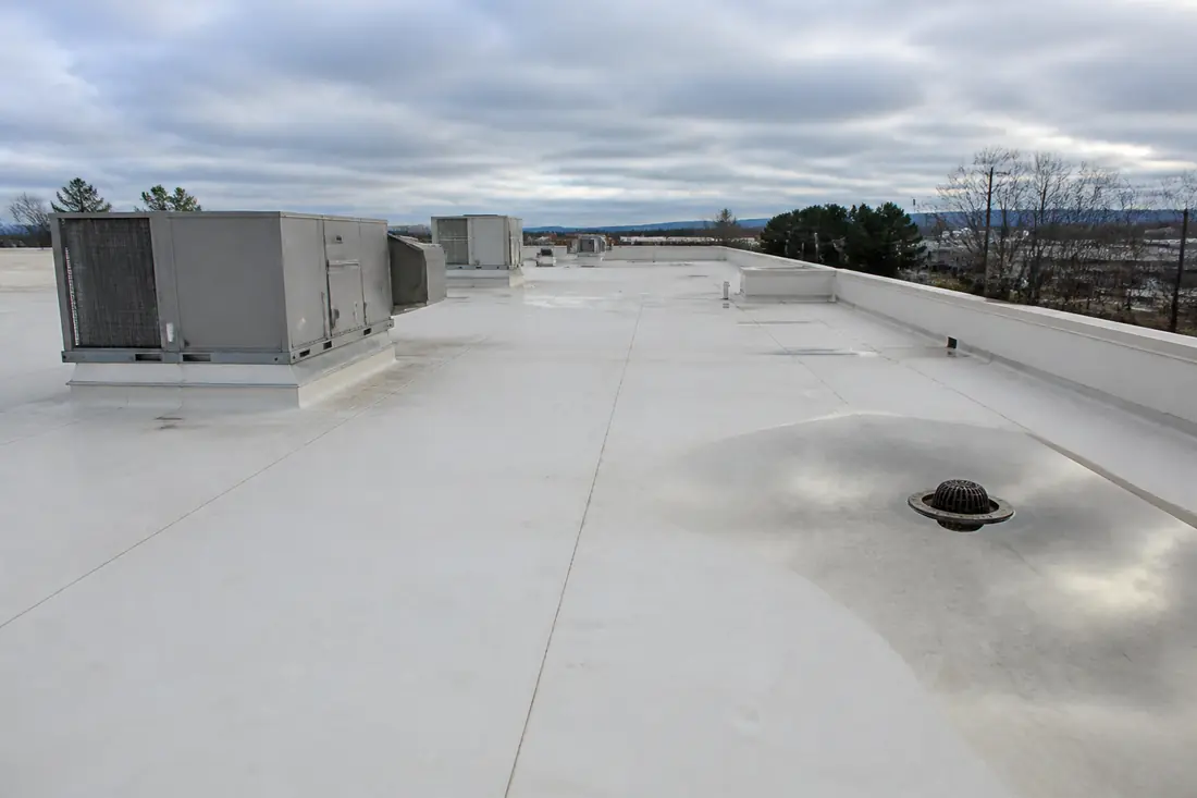 Commercial Flat Roofing project
